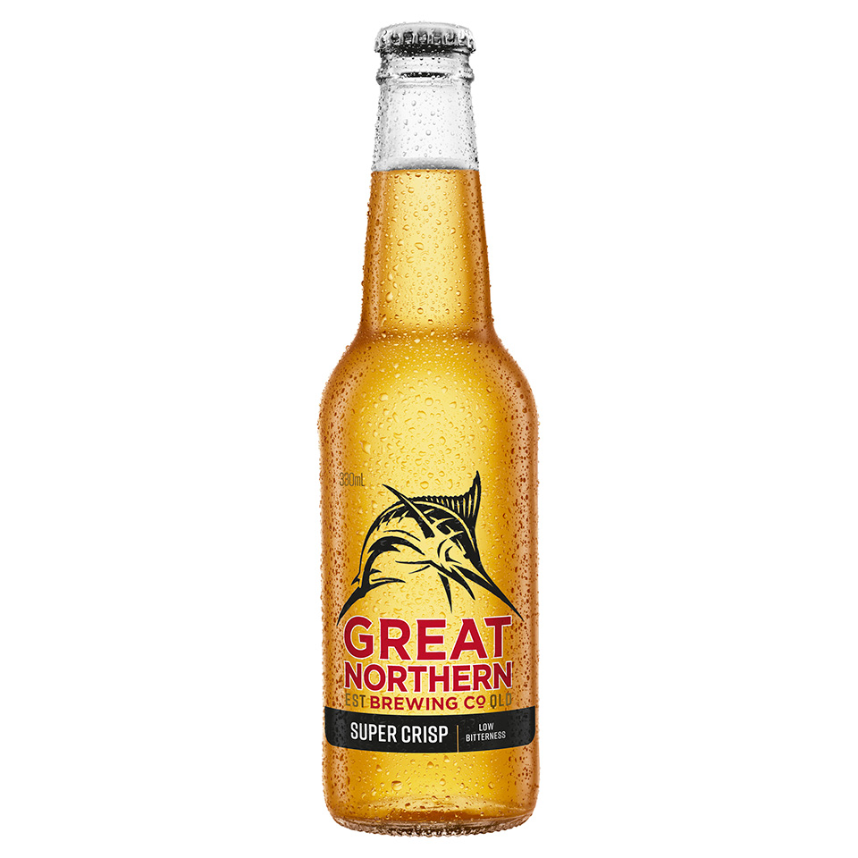 GREAT NORTHERN SUPER CRISP 330mL STUBBIES PALS